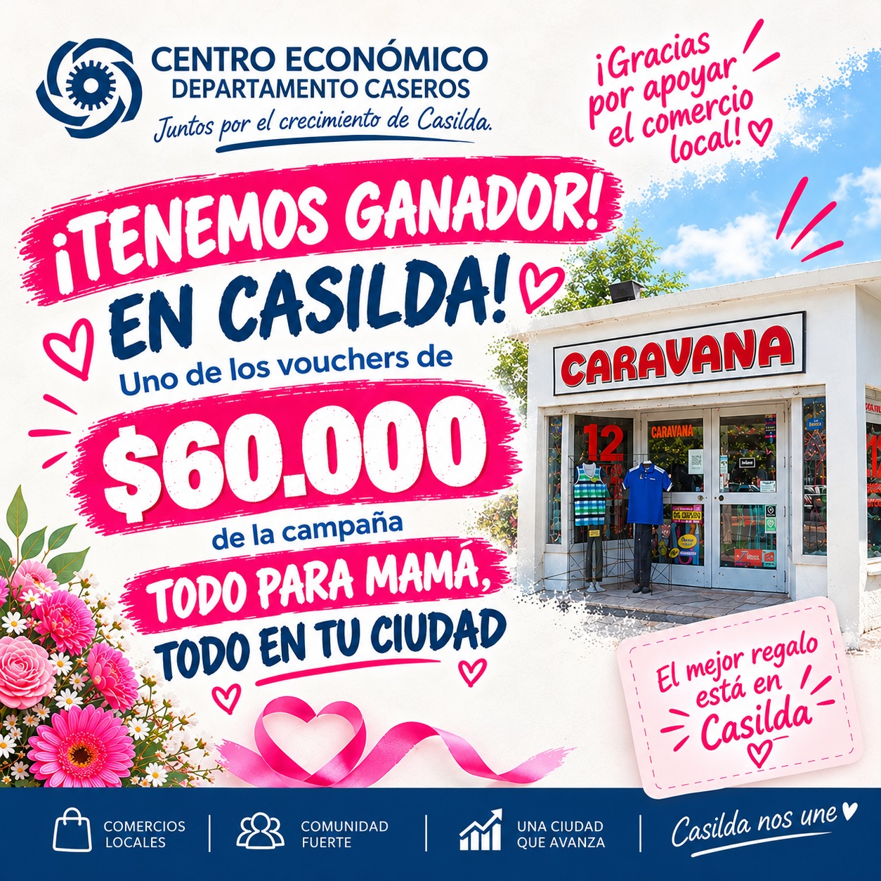 ¡Campaña exitosa! Caravana fue parte de esta iniciativa para impulsar el comercio local